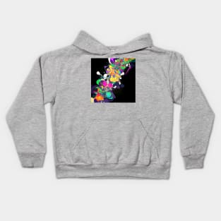 Mixed Media Colors 1 Kids Hoodie